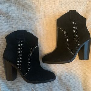 Joie Suede Western Style Booties